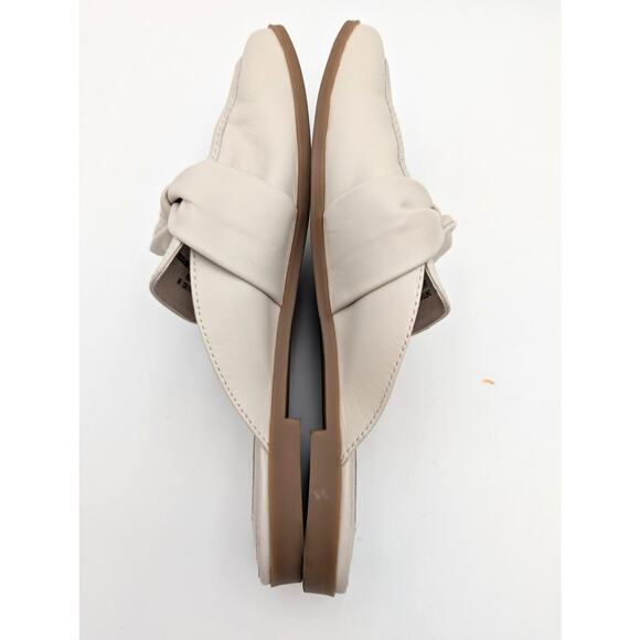 Steve Madden Chart Mule Flats Knotted Strap Women's Cream Size US8M EU38.5 - Picture 6 of 12